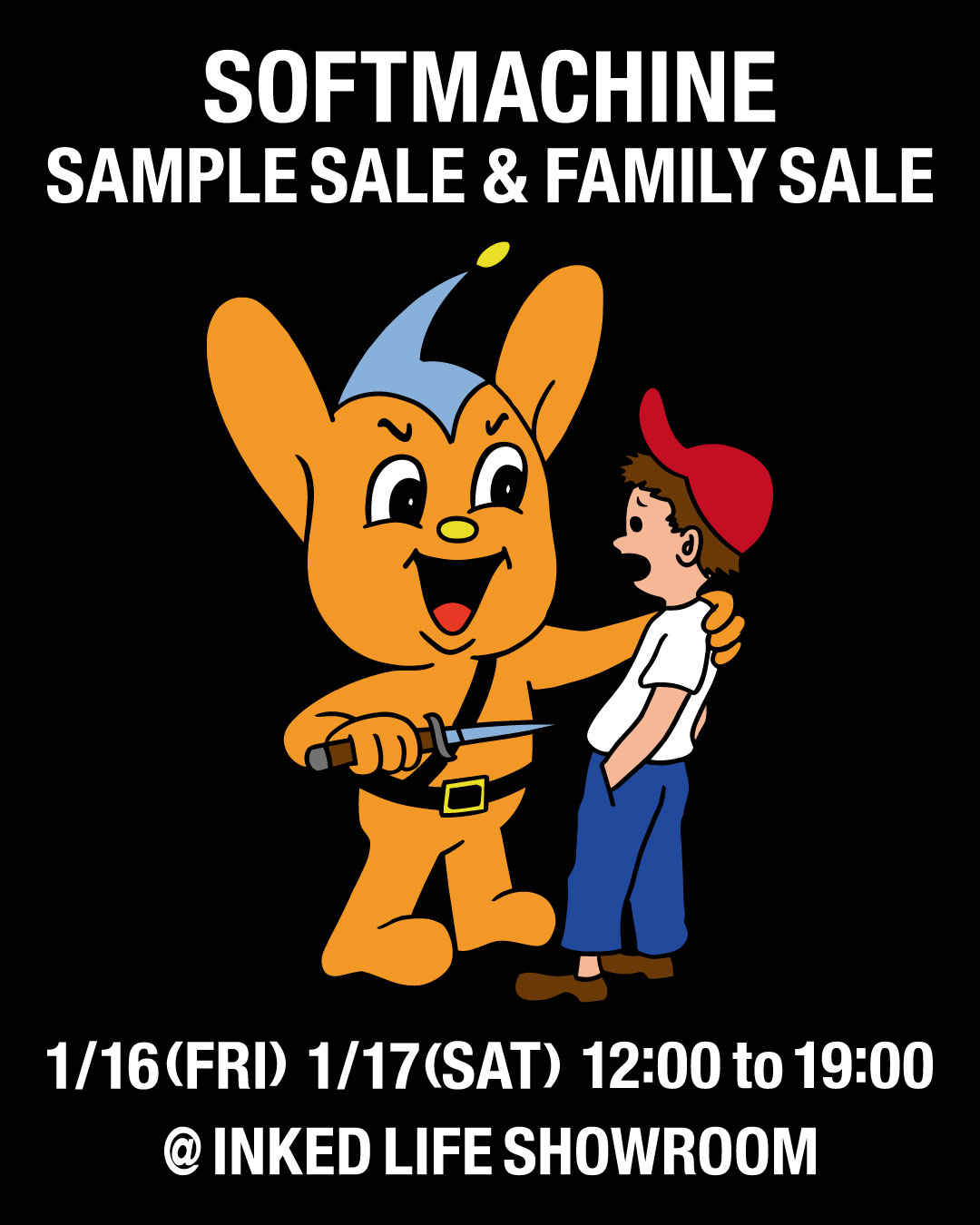 SOFTMACHINE SAMPLE SALE & FAMILY SALE